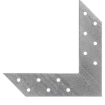 Соединитель угловой оцинкованный 145х145х35х2 мм