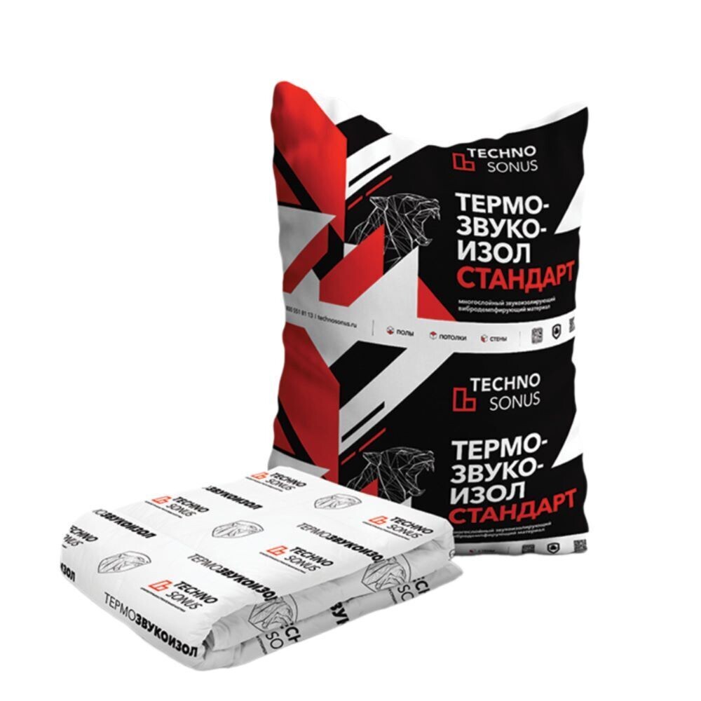 original-22996.jpg Мат звукоизоляционный ТермоЗвукоИзол Стандарт 15 мм 1,5х10 м — изображение 1