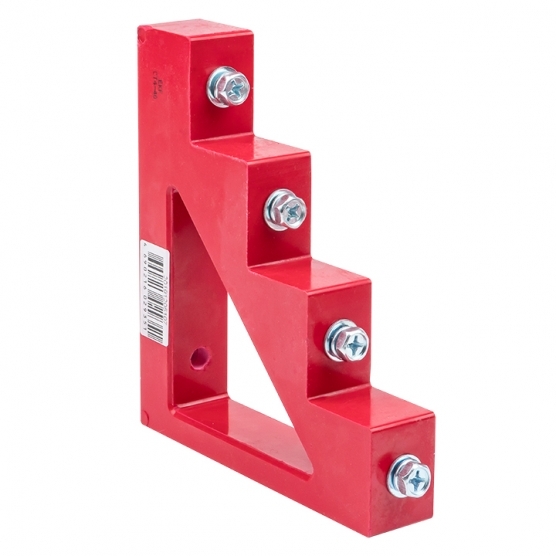 original-23078.jpg Изолятор угловой EKF PROxima Лесенка IP30 600 А с болтом и шайбой пластиковый красный (2 шт.) (plc-sl-600) — изображение 1