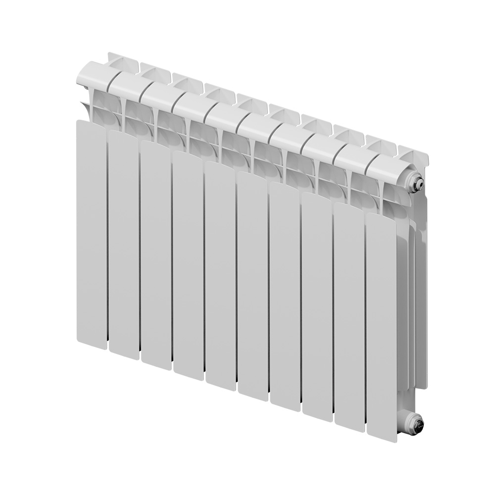 original-2330.jpg Радиатор биметаллический Rifar EcoBuild 500 мм 10 секций 1" боковое подключение белый — изображение 1