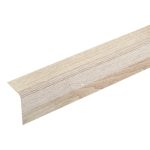 Порог алюминиевый угловой наружный 60х40х1800 мм дуб беленый