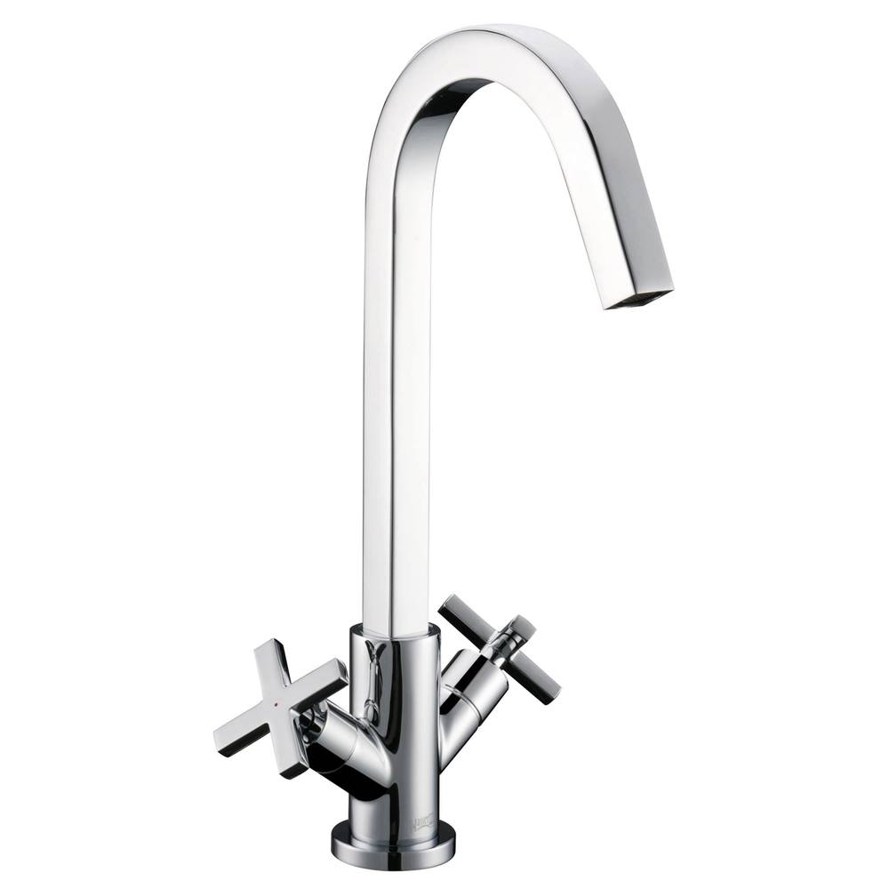 original-23554.jpg Смеситель для кухни WasserKraft Weser хром с высоким изливом двухвентильный (7847) — изображение 1