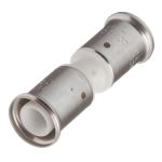 Муфта Henco (15PKW-2020) 20(пресс) х 20(пресс) PVDF белая