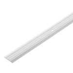 Порог алюминиевый одноуровневый стык 25х1800 мм серебро анодированное