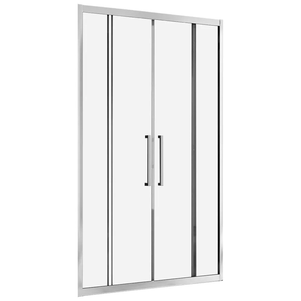 original-239.jpg Душевая дверь Abber стекло прозрачное 140х195 см профиль хром 6 мм раздвижная (AG33140H) — изображение 1