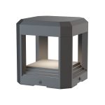 Светильник светодиодный садово-парковый Outdoor Royal Mile серый 151 мм 3000К 13 Вт IP65 (O019FL-L13GR3K)