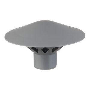 Грибок (дефлектор) Valfex d50 мм пластиковый с крышкой для внутренней канализации