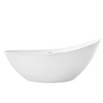 Ванна акриловая Abber 184х79 см отдельностоящая с ножками (AB9233)