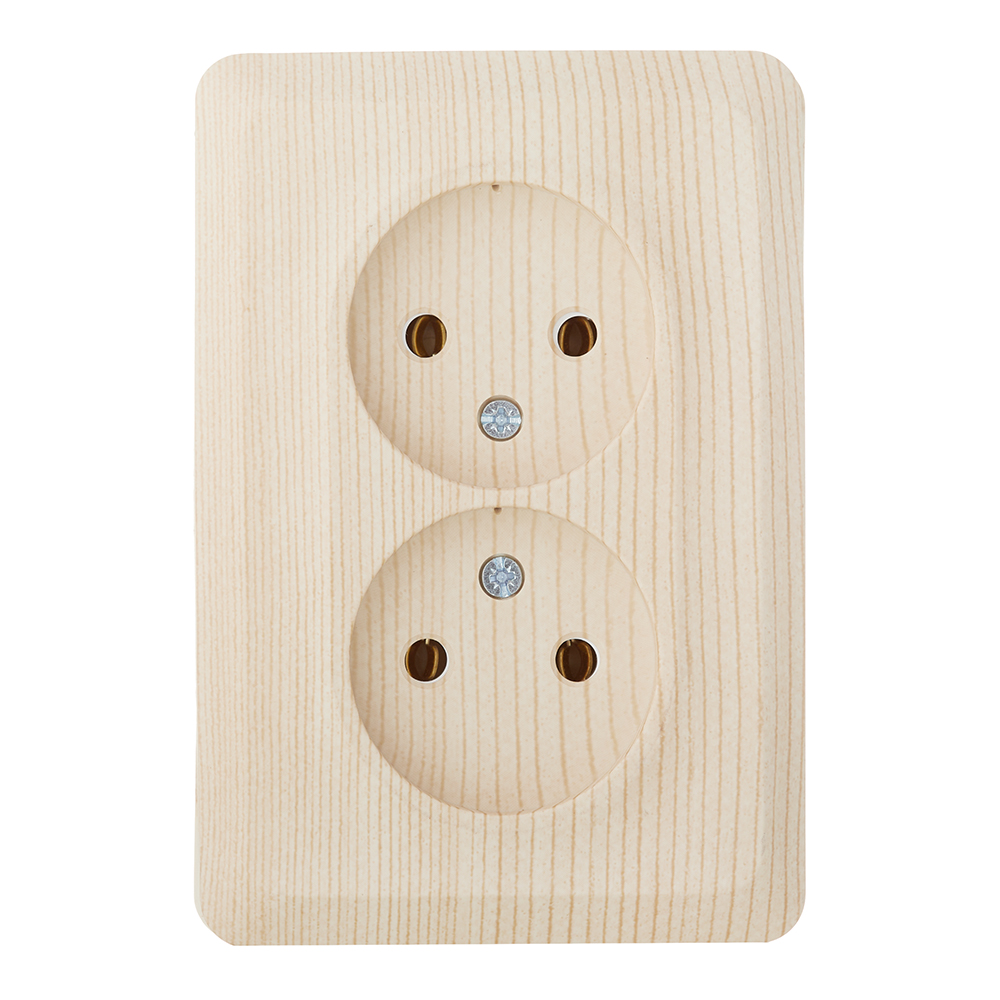 original-24224.jpg Розетка Systeme Electric Этюд накладная сосна (PA16-105D) — изображение 1