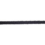 Шнур вязаный полипропиленовый 8 прядей черный d5 мм 30 м без сердечника