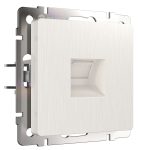 Розетка Systeme Electric Этюд накладная кремовая (PA16-003K)