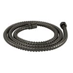 Шланг для душа WasserKraft 1500 мм металлический графит (A195)