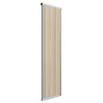 Дверь-купе 583x2252 мм ясень шимо светлый/серебро Elegant