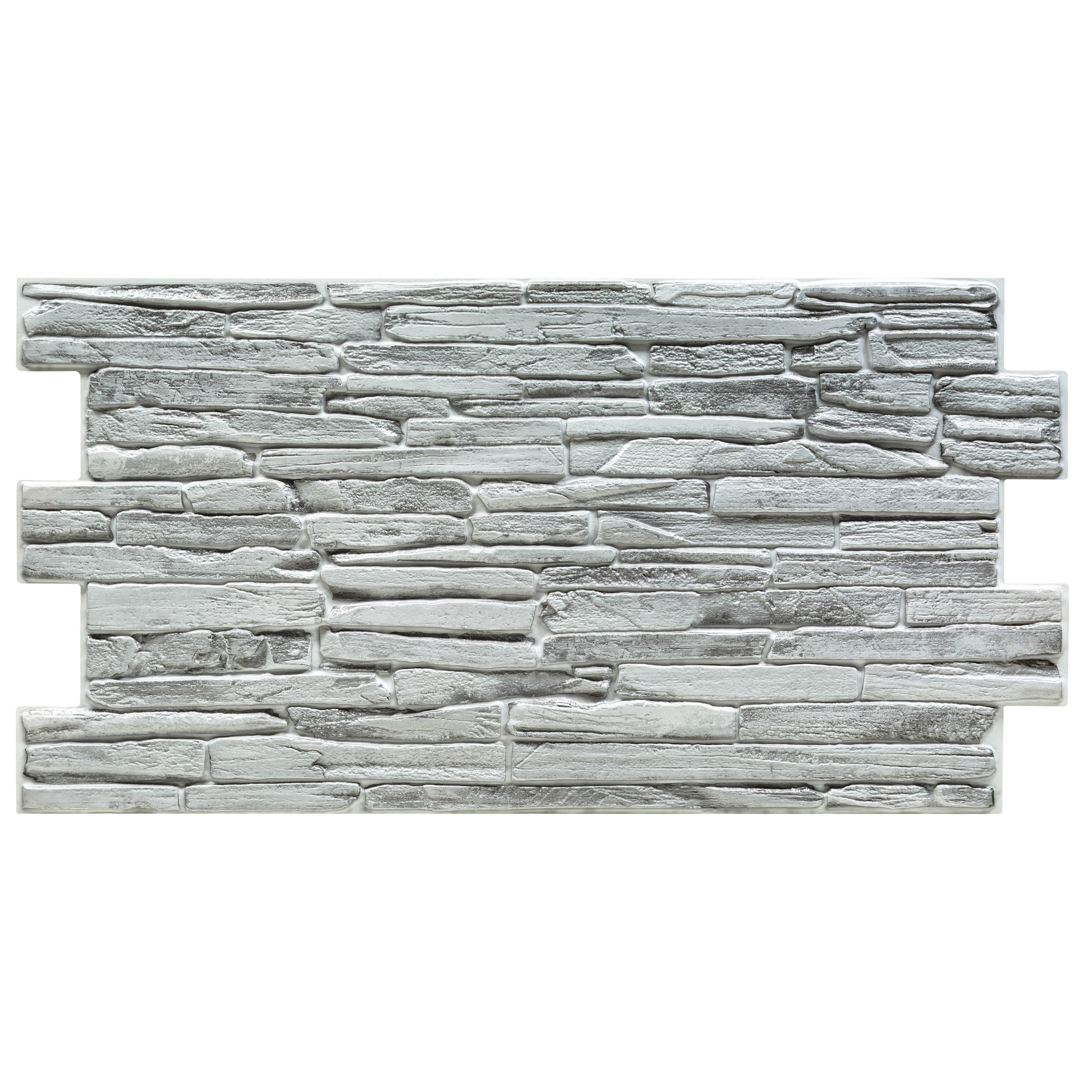 original-24888.jpg Панель ПВХ 980х500х3 мм цифровая печать Grace серый камень 0,49 кв.м — изображение 1