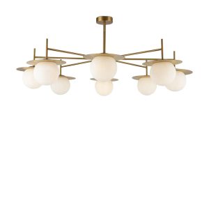 Люстра подвесная Freya Camelia E27 480 Вт 32 кв.м (FR5202PL-08BS)