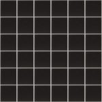 Мозаика Starmosaic черная керамическая 306х306х6 мм матовая