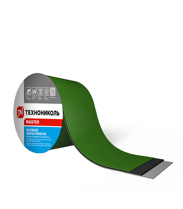 original-25242.jpg Лента гидроизоляционная Nicoband зеленая 10 м х 15 см — изображение 1