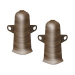 Угол наружный Деконика 70 мм орех Г-профиль (2 шт.)