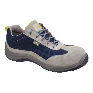 Полуботинки рабочие замша/полиэстер с защитным подноском размер 45 синий/серый Delta Plus ASTI S1P (ASTISPGB45)