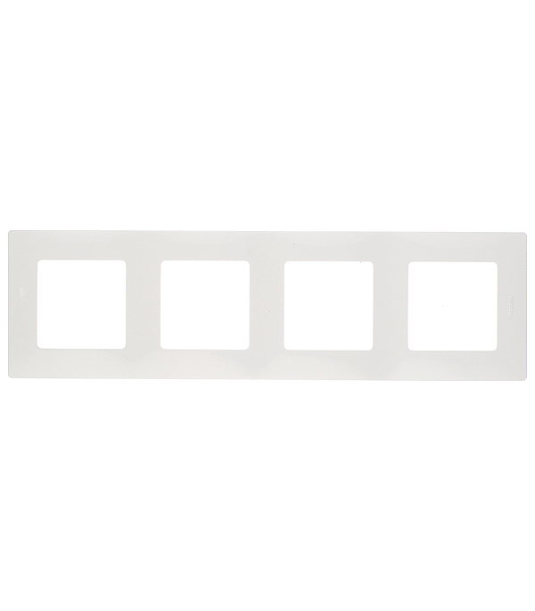 original-25505.jpg Рамка Legrand Etika четырехместная белая (672504) — изображение 1