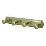 Вешалка для ванной WasserKraft 4 крючка на шуруп металл золото (K-1074BG)