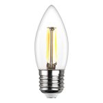 Лампа светодиодная филаментная Rev E27 2700К 7 Вт 695 Лм 220 В свеча С37 прозрачная