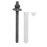 Комплект установки для химического анкера шпилька 8х105 мм гильза 12х80 мм Hard-Fix (2 шт.)