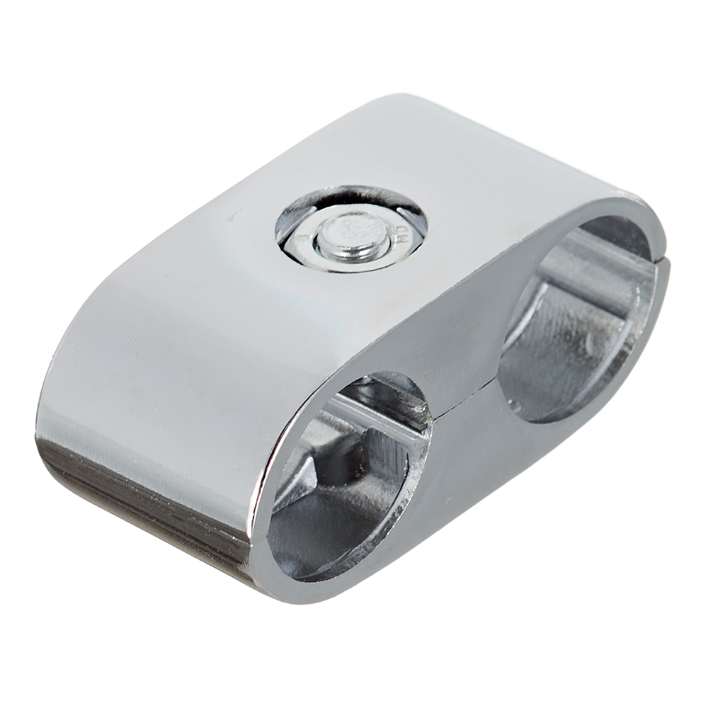 original-25723.jpg Соединитель двойной параллельный для двух труб к системе Joker d25 мм хром — изображение 1