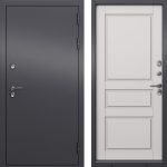 Дверь входная с терморазрывом Mastino Титан правая букле графит - эмаль молоко 960х2050 мм