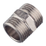 Ниппель Valtec 1/2 НР(ш) х 1/2 НР(ш) латунный (VTr.582.N.0004)
