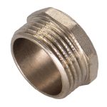 Заглушка 1 НР(ш) латунная