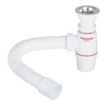 Сифон для мойки Wirquin Neo Air System 1 1/2х40 мм с выпуском d70 мм с соединением 40/50 мм (30987083)