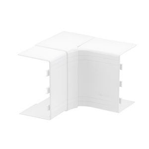 Угол внутренний изменяемый для кабель-канала DKC 100х60 мм белый (01729)