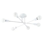 Люстра потолочная Arte Lamp Alastor E27 240 Вт 10 кв.м (A5435PL-6WH)