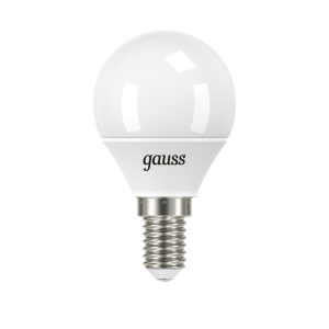 Лампа светодиодная Gauss E14  6500К 6,5 Вт 550 Лм 175-240 В шар тонированная