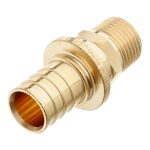 Соединитель прямой Stout 25 мм х 1/2 НР(г) латунный (SFA-0001-002512)