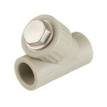 Фильтр полипропиленовый Valfex косой 20 мм В/В сетчатый серый (10141020Г)