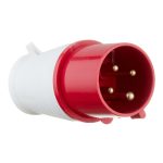 Вилка силовая прямая переносная EKF PROxima 3Р+РЕ 32 А 380 В IP44