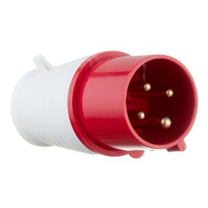 Вилка силовая прямая переносная EKF PROxima 3Р+РЕ 32 А 380 В IP44