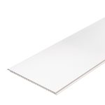 Панель ПВХ 250х3000х9 мм Stella бесшовная матовая белая 0,75 кв.м