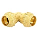 Угол ПНД Tiemme компрессионный 20х20 мм латунь