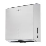 Диспенсер Nofer Industrial для бумажных полотенец нержавеющая сталь хром (04006.B)