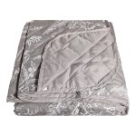 Покрывало 200х220 см Melissa Ботаник двустороннее стеганое серо-бежевое (509171/5)