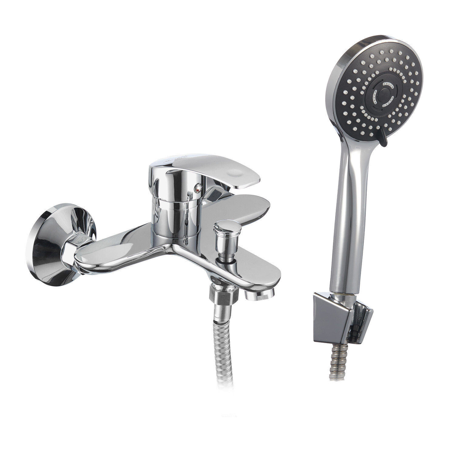 original-27385.jpg Смеситель для ванны Corsa Deco Wave L хром однорычажный c коротким изливом с лейкой (1010685) — изображение 1