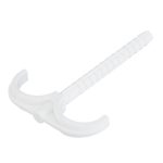 Фиксатор двойной j-образный Henco 97 мм для металлопластиковых труб 16-32 мм белый (10 шт.) (JCLIP-1632DL)
