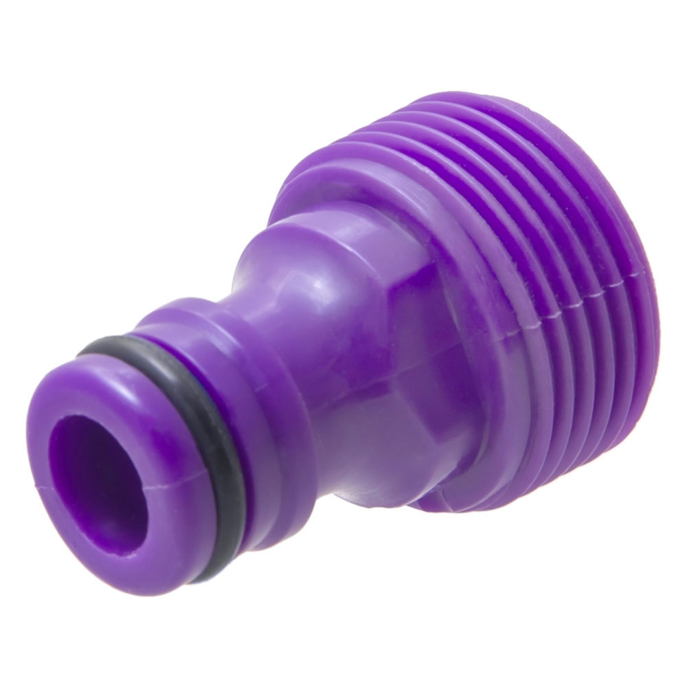 original-28013.jpg Адаптер 3/4 для соединения шлангов MasterProf наружная резьба пластиковый (ДС.070874) — изображение 1