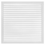 Решетка вентиляционная ПВХ Era ПР 600х600 мм белая