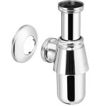 Сифон для раковины Viega 1 1/4х32 мм без выпуска с соединением 32 мм хром (106164)