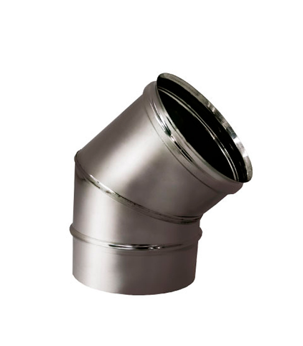 original-28430.jpg Отвод 45° х d120 мм на расширителе зеркальный без изоляции AISI 304 — изображение 1
