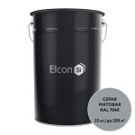 Грунт-эмаль по ржавчине 3в1 Elcon cерая RAL 7040 матовая 25 кг